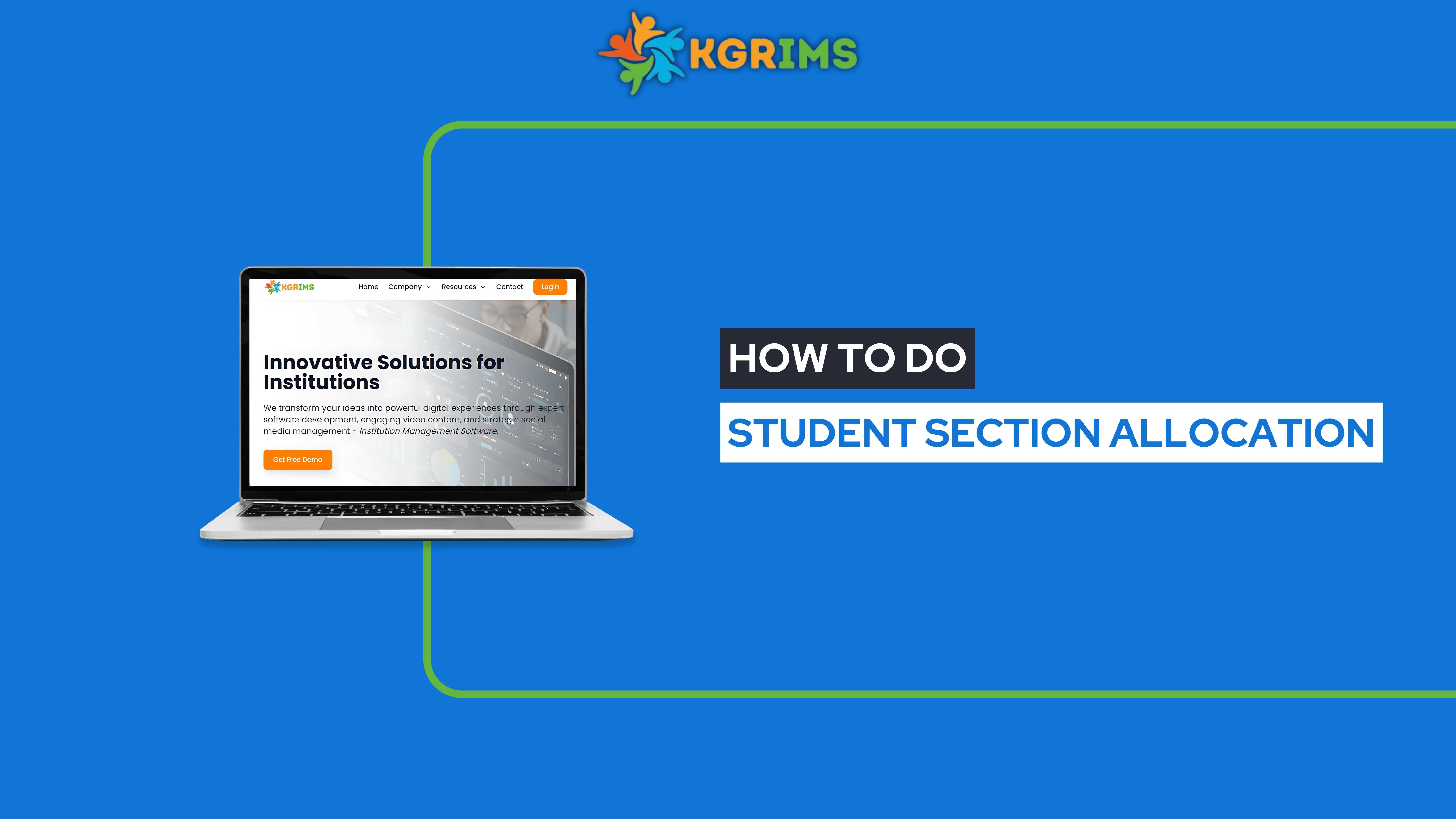 Student Section Allocation in KGRIMS – Step-by-Step Guide